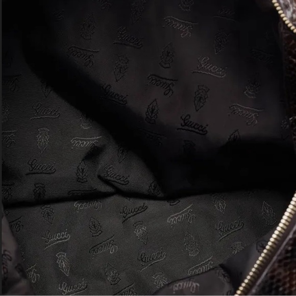 Gucci Hysteria Python Large Tote - Picture 5 of 6